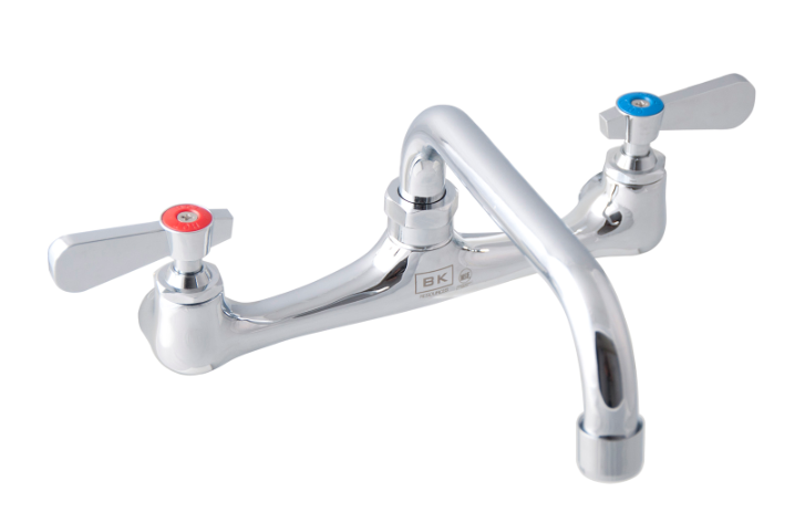 BKF-8W-10-G: Wall/Splash Mount Faucet