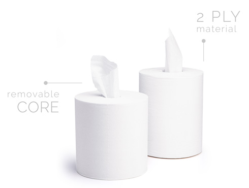 CPTW6600: Paper Towel, Center Pull 2 Ply 6/600 Sheets/Roll