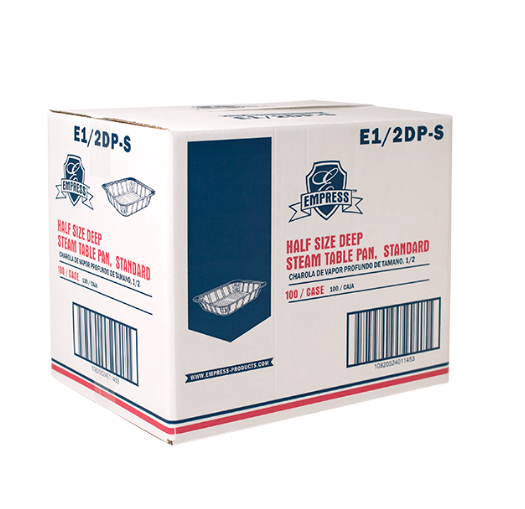 E1/2DP-S: Disposable Foil Pan, Half Size, Deep