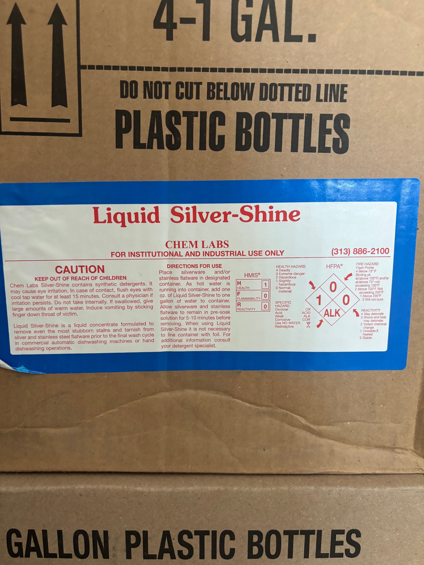 Chem LabsLpsk: Silvershine, 4/1 Gallon