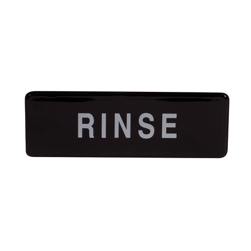 SGN-327: Sign, "Rinse"