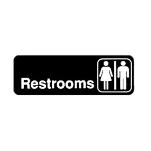 SGN-313: Sign, "Restrooms"