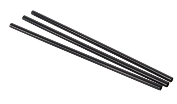 JSUB10500: Straws/Stirrers Black Jumbo Straw Unwpd 7.75" Pkd 10/500