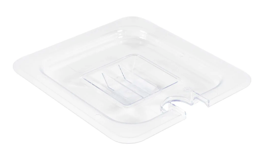 SP7600C: Food Pan Cover, Slotted, 1/6 Size