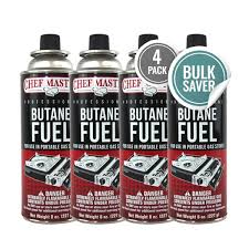 90014: Butane TorchProfessional Chef's Torch, anti-flare device, push button automatic ignition, adjustable flame control knob (up to 2,192°F/1,200°C), burns up to 3 hours per 8 oz. canister of Chef Master # 40062 Butane Fuel (sold separately), 4,873 BTU