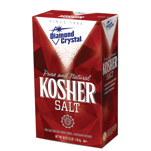 110035933 Kosher Salt Box, 3 Pound, 9 Per Case