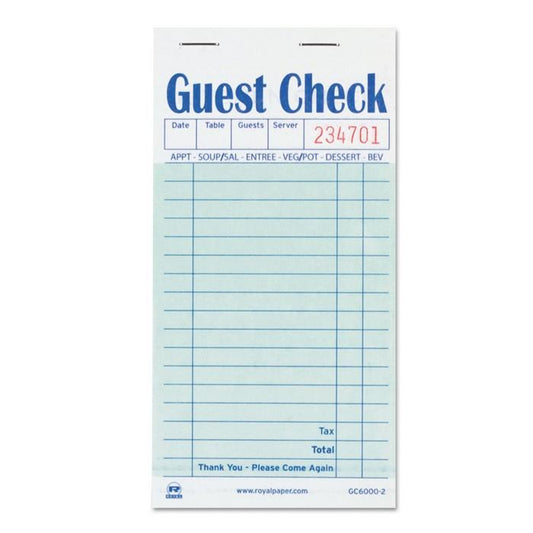 210: Guest Check Book