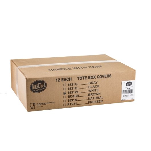 1531W White Bus Tub Lid