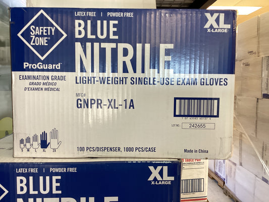 GNPR-XL-1A: Glove, Nitrile, Extra Large