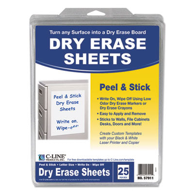 CLI57911: Dry Erase Sheets