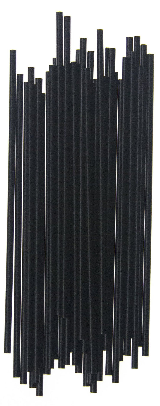 ECK525BK: Straws/Stirrers 5.25" Black Boxed 10 / 1000 cs