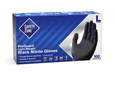 GNPR-XL-BK: Glove, Nitrile, Extra Large