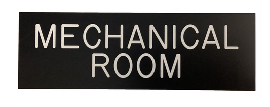 MCS MR: Sign, "Mechanical Room"