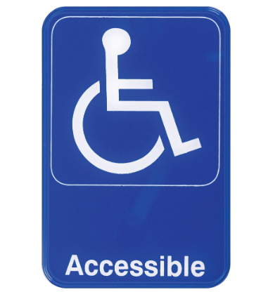 SGN-653B: Sign, "Accessible"