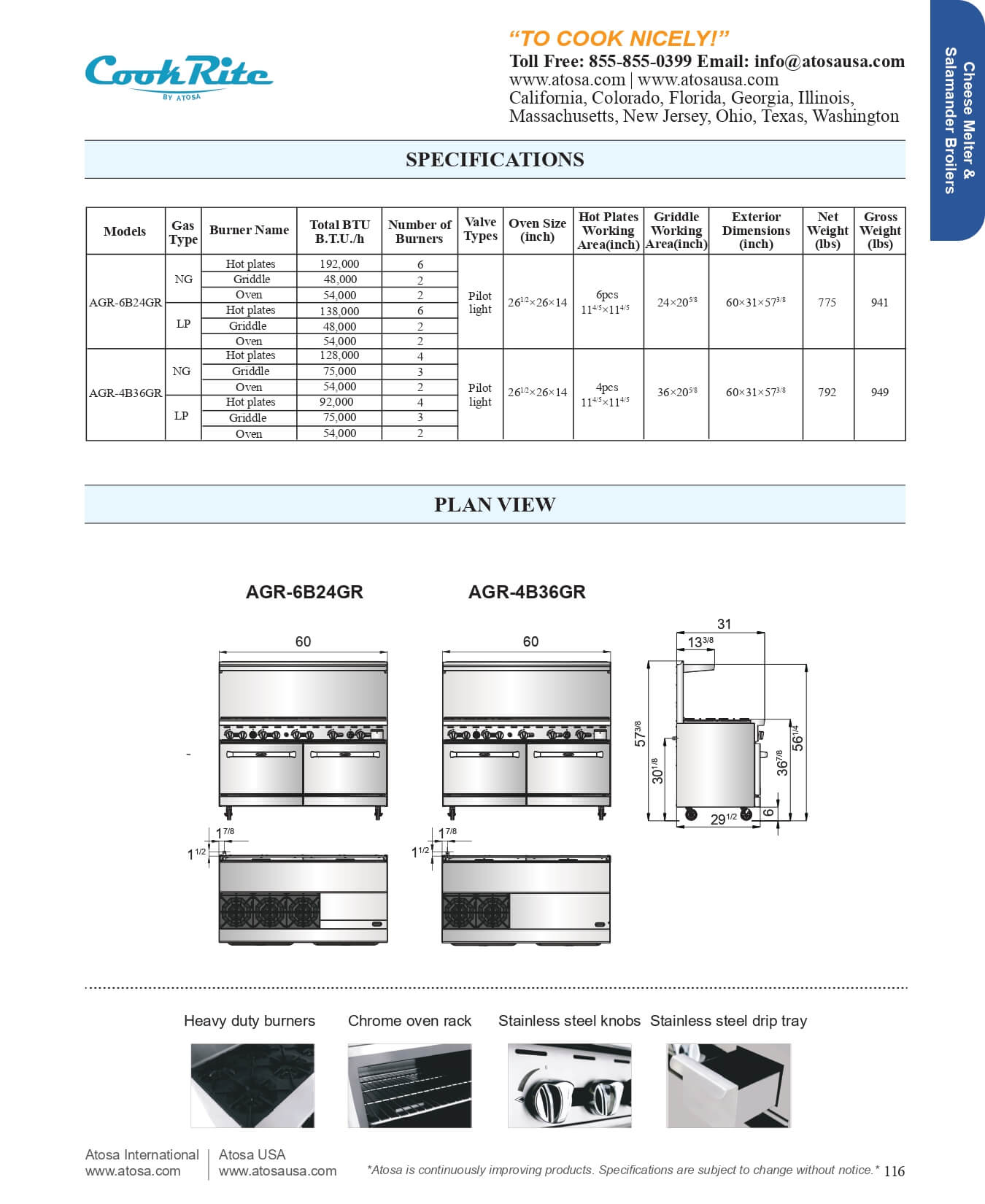 AGR-4B36GR-LP: Range