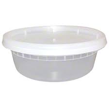 DC08240C 8 oz. Deli Container Base and Lid Combo240pcs