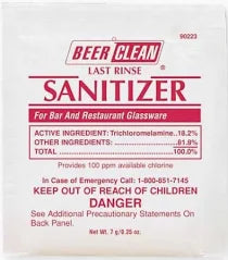 90223 Beer Sanitizer 100 count .25 oz