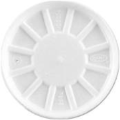 20RL Vented Foam Lids, Fits 6 oz to 32 oz Hot Cups, White, 50/Pack, 10 Packs/Carton