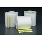 EMPD31002PCL 3 Canary/White Register rolls Carbon less 3"x95' 50Rolls